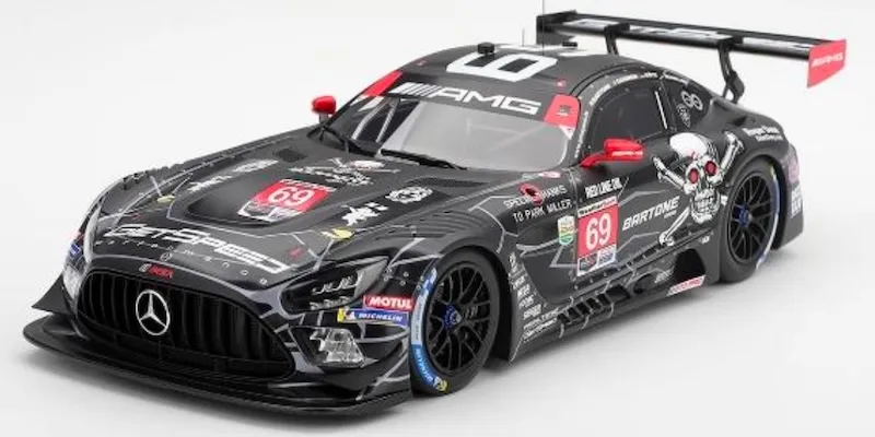 [予約] トゥルスケールモデル/トップスピード 1/18 メルセデス AMG GT3 EVO IMSA デイトナ24h 2026 No.69 GetSpeed　TS0716