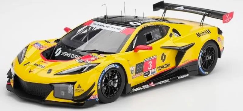 [予約] トゥルスケールモデル/トップスピード 1/18 シボレー コルベット Z06 GT3.R IMSA デイトナ24h 2025 No.3 Corvette Racing by Pratt Miller Motorsports　TS0717