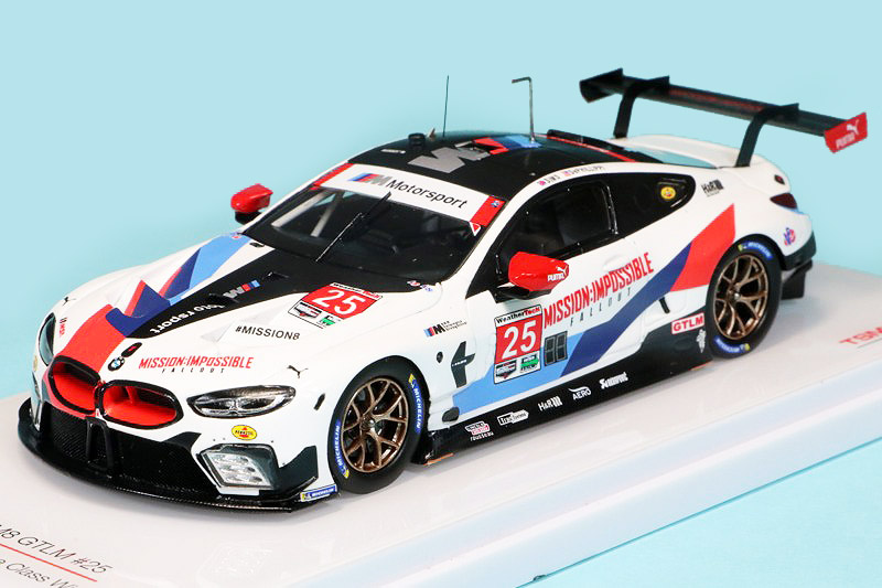 トゥル−スケール 1/43 BMW M8 GTLM IMSA ミシュラン GT チャレンジ 2018 クラスWinner No.25　TSM430442
