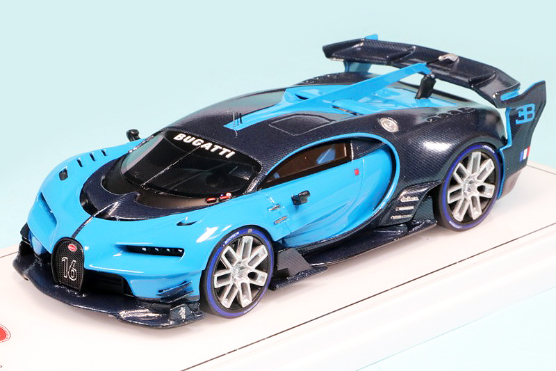トゥルースケール 1/43 ブガッティ ビジョン グランツーリスモ ライトブルー　TSM430532