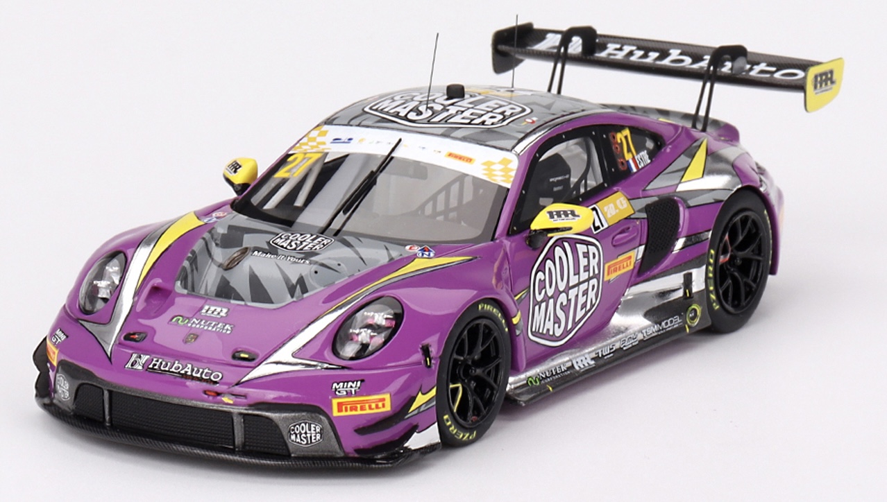 オートアート　ポルシェ911カレラS 1/43スケール 1/12 ポルシェ 911 (997) GT3 RS シルバー/オレンジストライプ