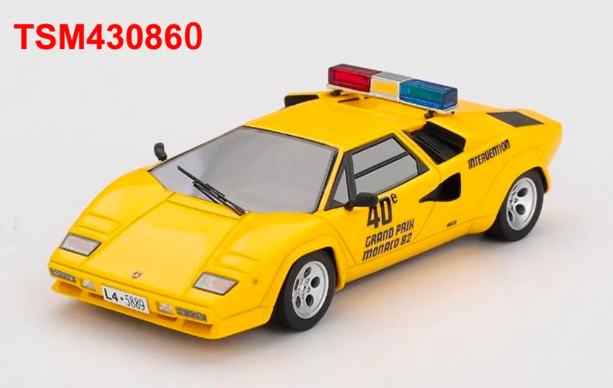 [予約] トゥルースケールモデル /43 ランボルギーニ カウンタック モナコグランプリ 1982 ペースカー TSM430860