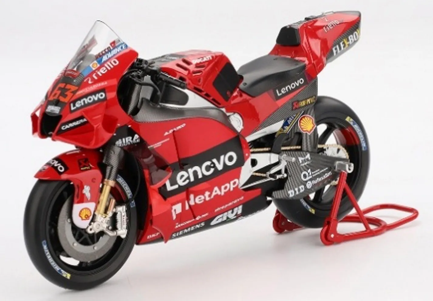 [予約] トゥルースケールモデル 1/12 ドゥカティ デスモセディチ GP22 モトGP 2022 No.63 F.バニャイヤ シーズンチャンピオン　TSMMC0023