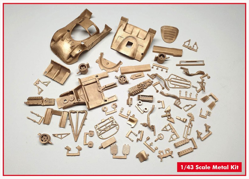 [取り寄せ]　タメオ 1/43 メタルキット フェラーリ 512S セブリング 12h 1970 No.21 ウィナー フルディティール　MTG003