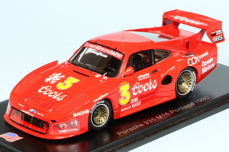 スパーク 1/43 ポルシェ 935 シアーズポイント 100マイル 1980