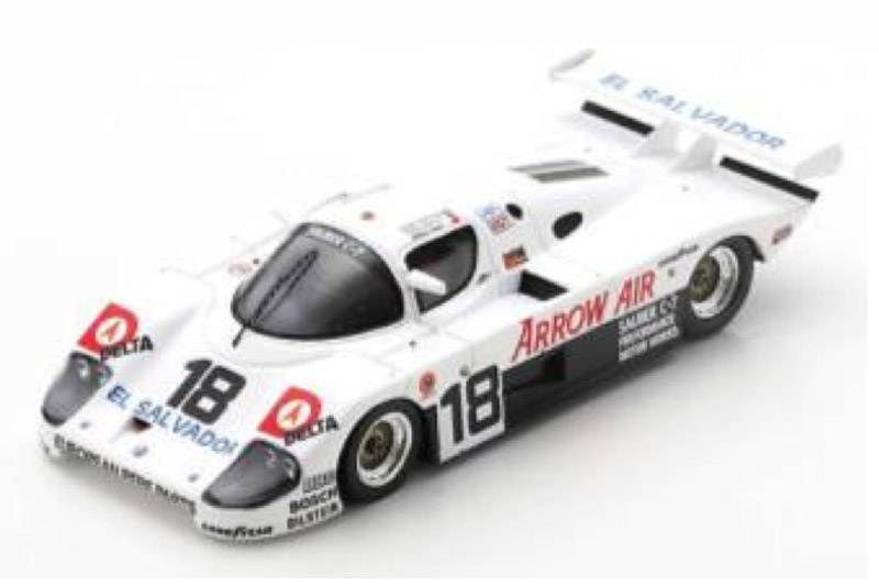 [予約] スパーク 1/43 ザウバー C7 デイトナ 24h 1984 No.18　US139