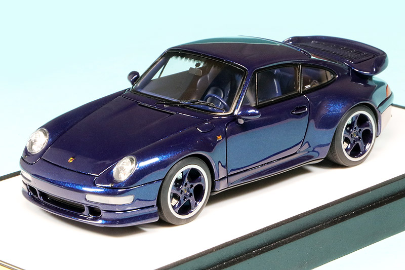 アイドロン/ヴィジョン 1/43 ポルシェ 911 (993) ターボ "ザ ラスト ワルツ" 1998 アイリスブルーメタリック (限定150台/国内販売75台)　VM218