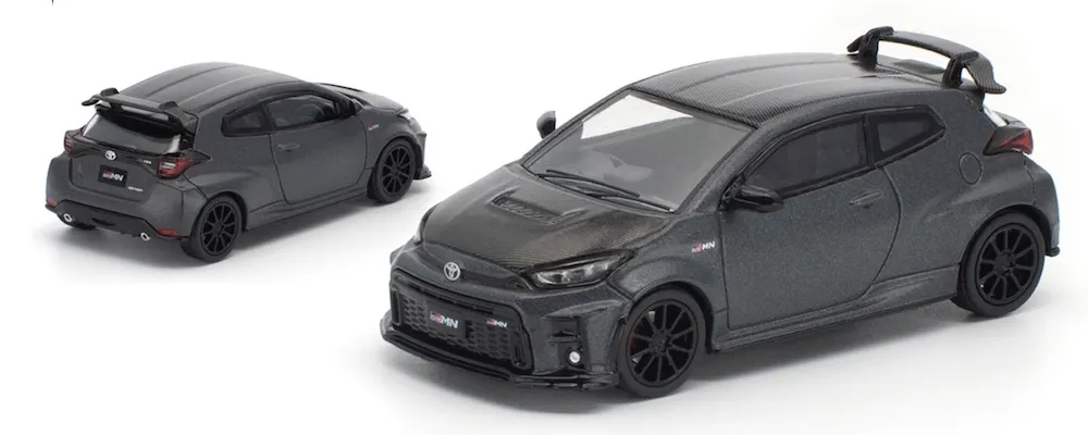 [予約] ワークスモデル 1/64 トヨタ GRMN ヤリス グレー　W640026