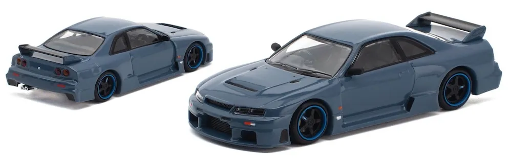 [予約] ワークスモデル 1/64 ニッサン R33 LM ステルスグレー　W640044