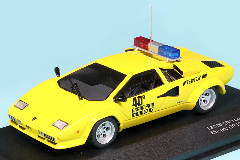 WERK83 1/43 ランボルギーニ カウンタック モナコGP 1982 ペースカー イエロー　W83430007