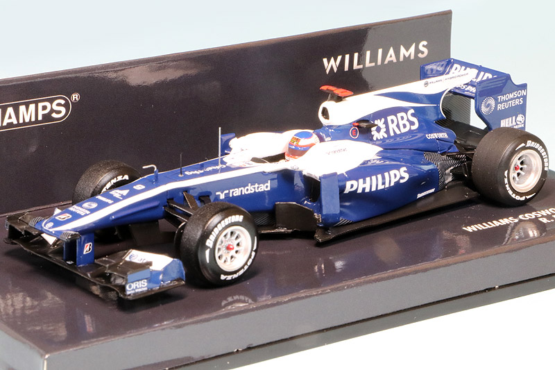 ミニチャンプス 1/43 AT&T ウィリアムズ FW32 コスワース 2010 R.バリチェロ　417100009 417100009