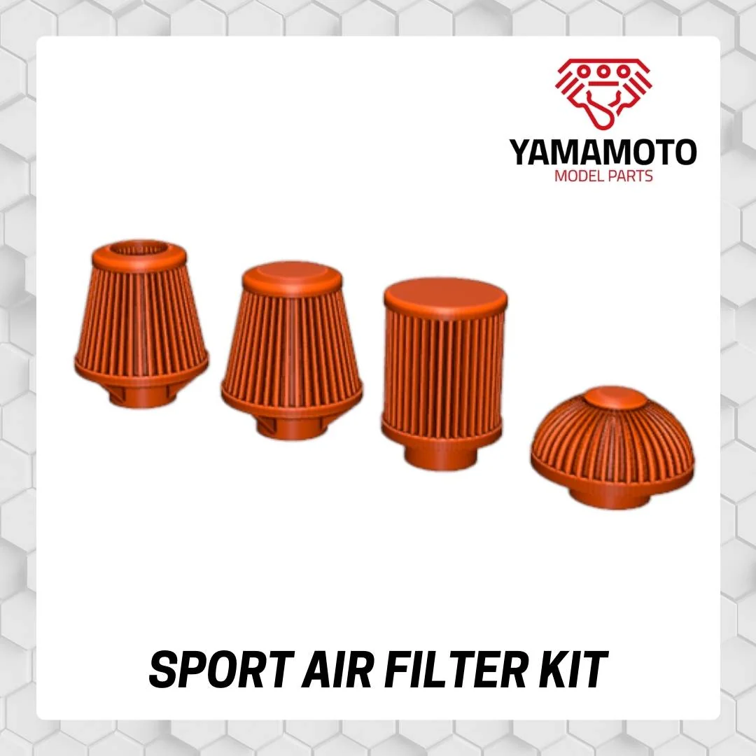 Yamamoto Model Parts 1/24 スポーツエアフィルター 4形状 各1個入り　YMPTUN12