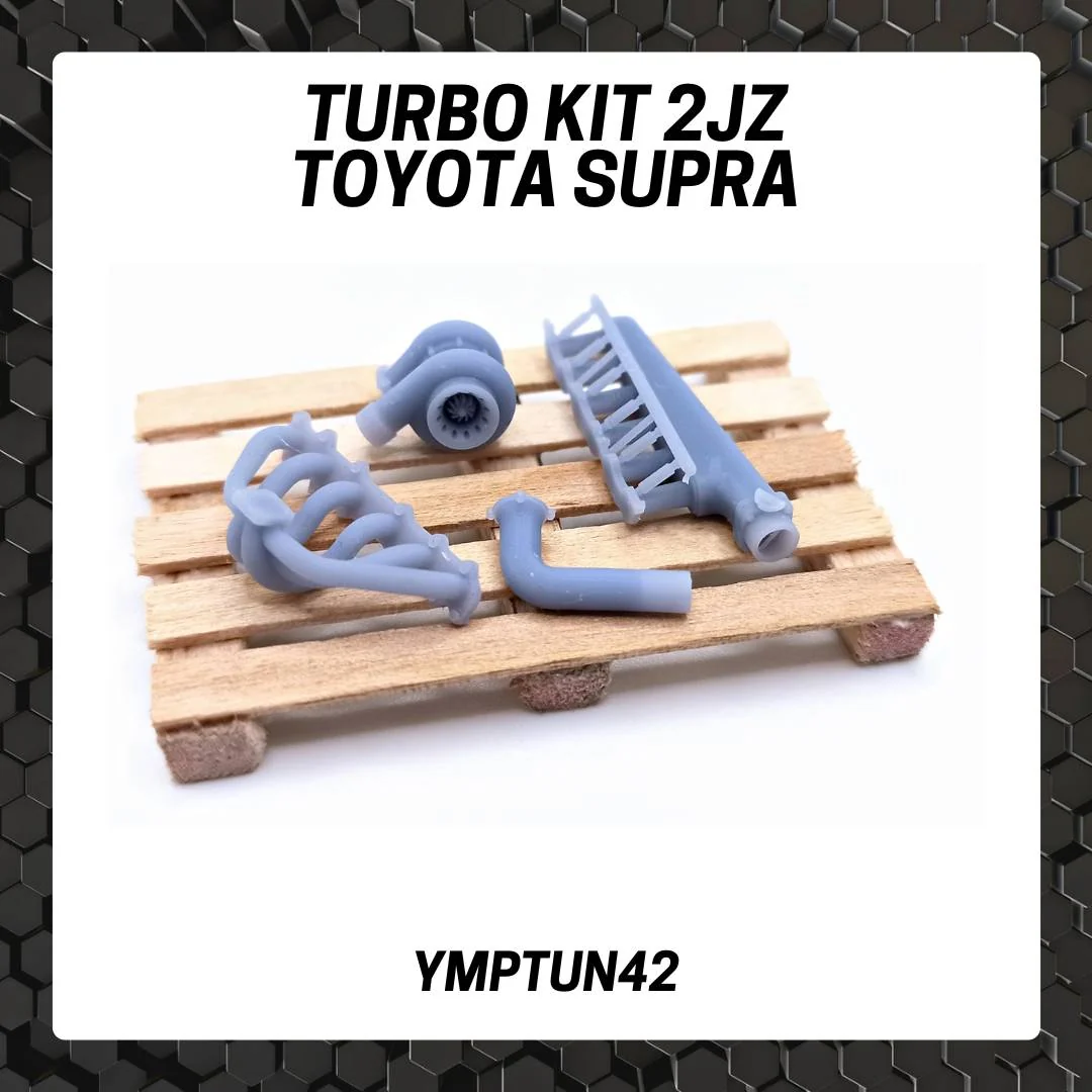 Yamamoto Model Parts 1/24 トヨタ 2JZ シングルターボパーツ　YMPTUN42