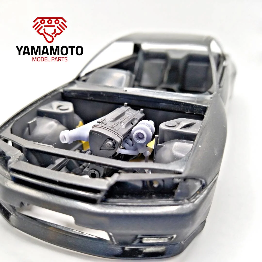 Yamamoto Model Parts 1/24 ニッサン RB20 DETT シングルターボパーツ　YMPTUN44