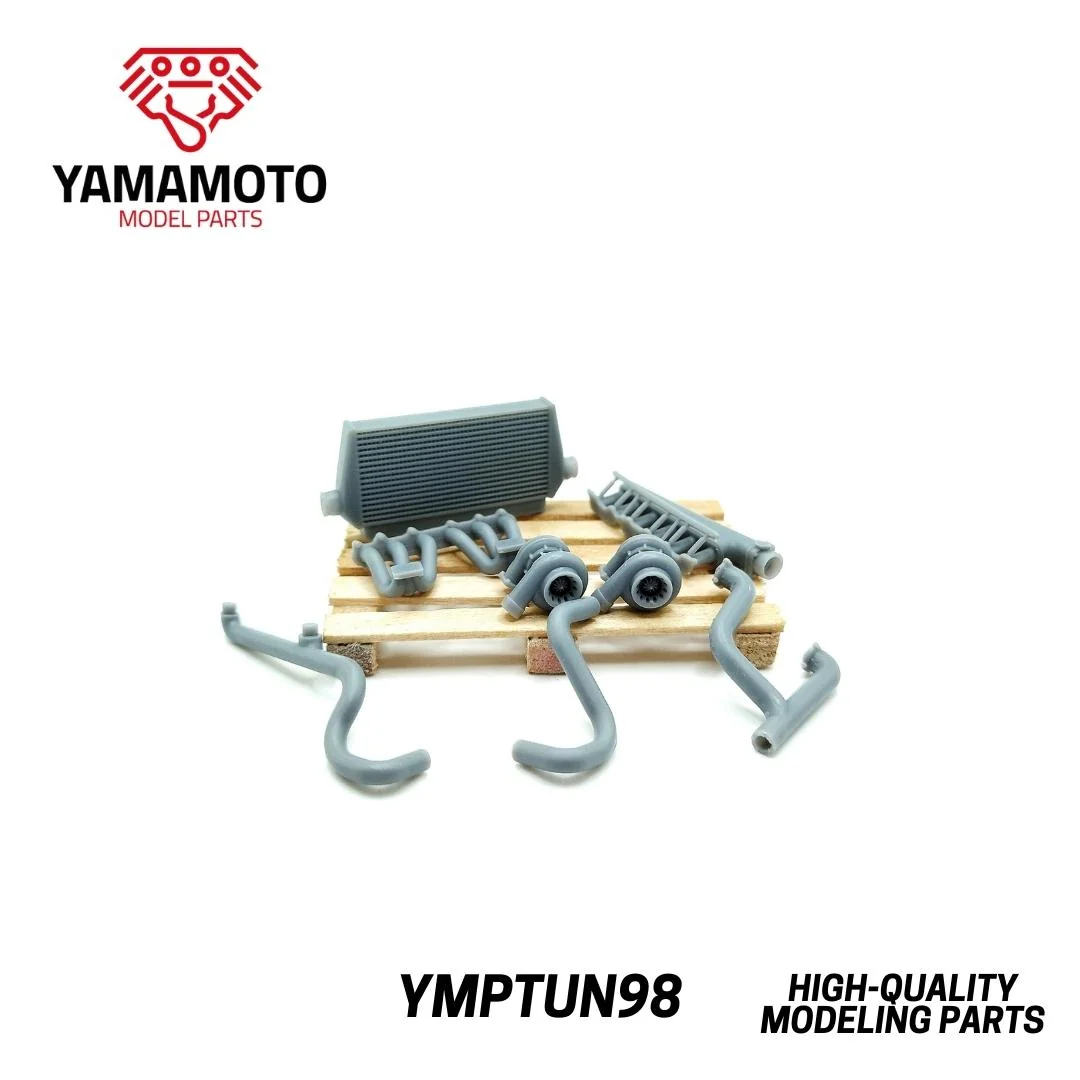 Yamamoto Model Parts 1/24 トヨタ 2JZ ツインターボパーツ　YMPTUN98
