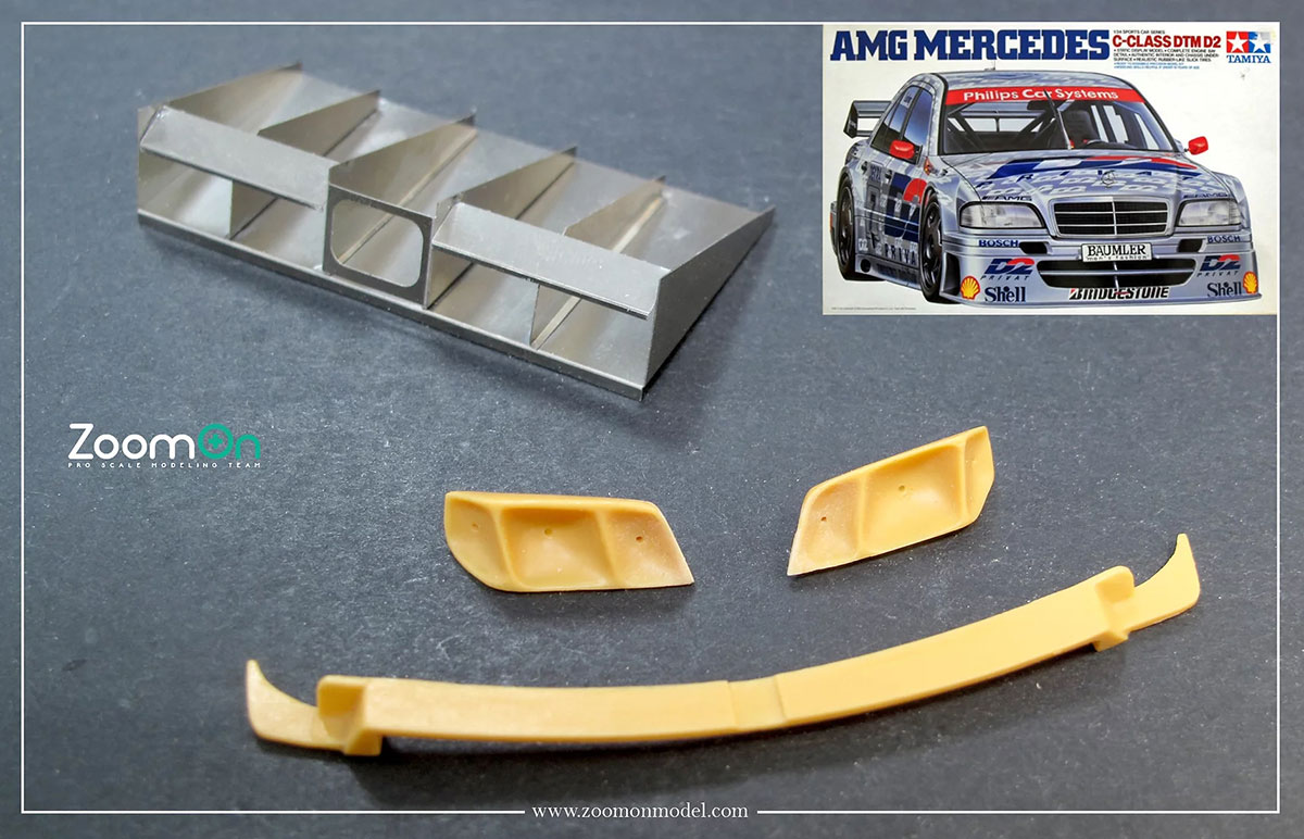 ZoomOn 1/24 メルセデスベンツ AMG Cクラス DTM D2 ディティールアップパーツセット　Z120