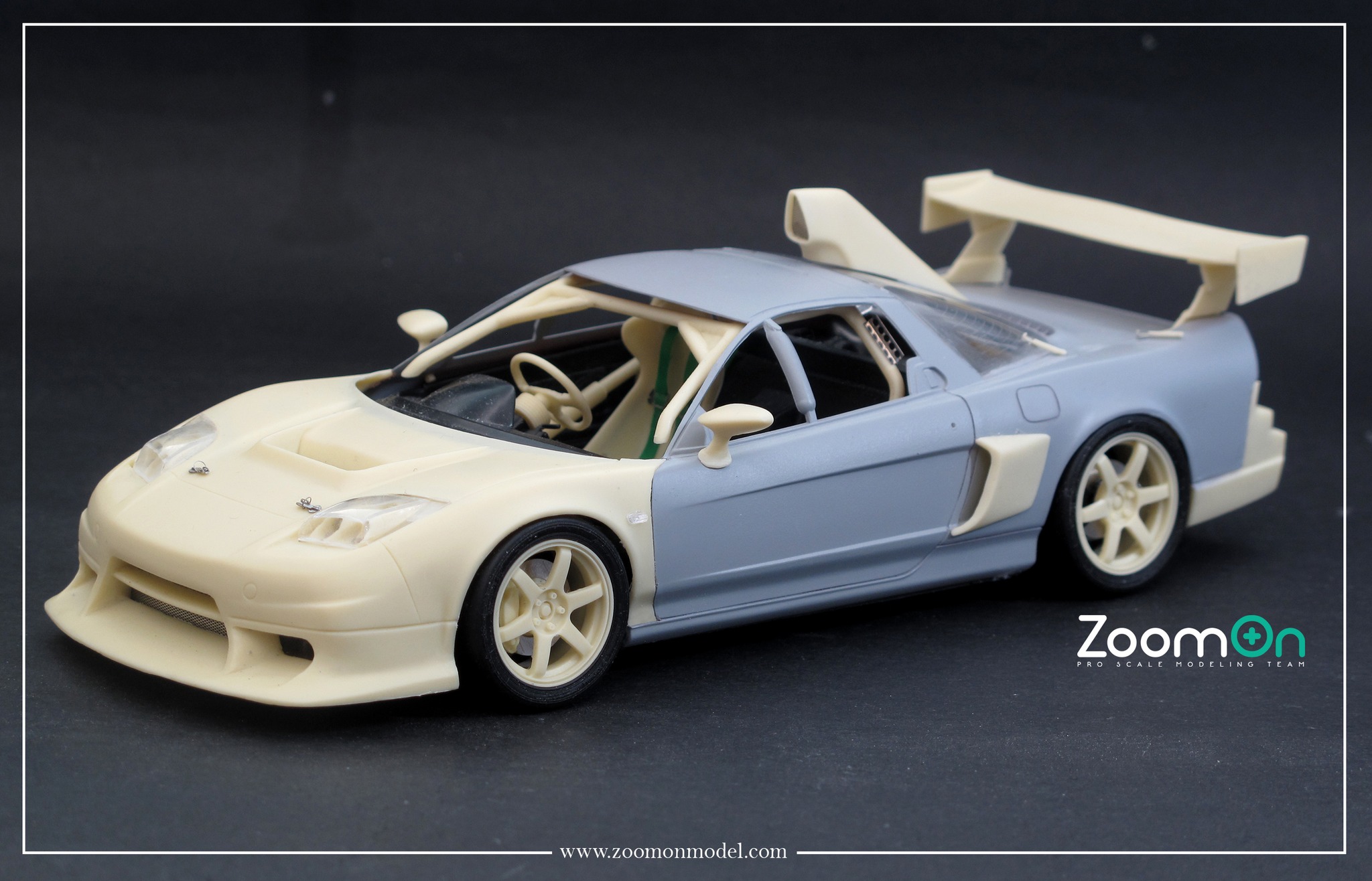 ZoomOn 1/24 トランスキット スプーン ホンダ NSX-R GT USA & マカオ Ver. パーツセット タミヤ対応　Z165