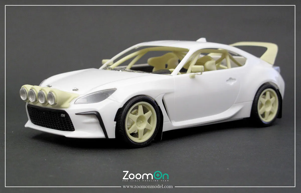 Zoom On 1/24カストロール トヨタ GR86 ラリーパーツセット タミヤ対応
