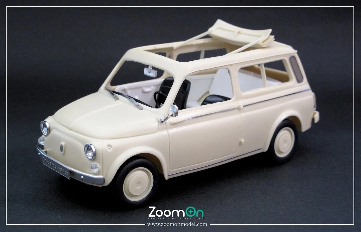 ZoomOn 1/24 トランスキット フィアット 500 ジャルディニエラ パーツセット タミヤ対応　Z221