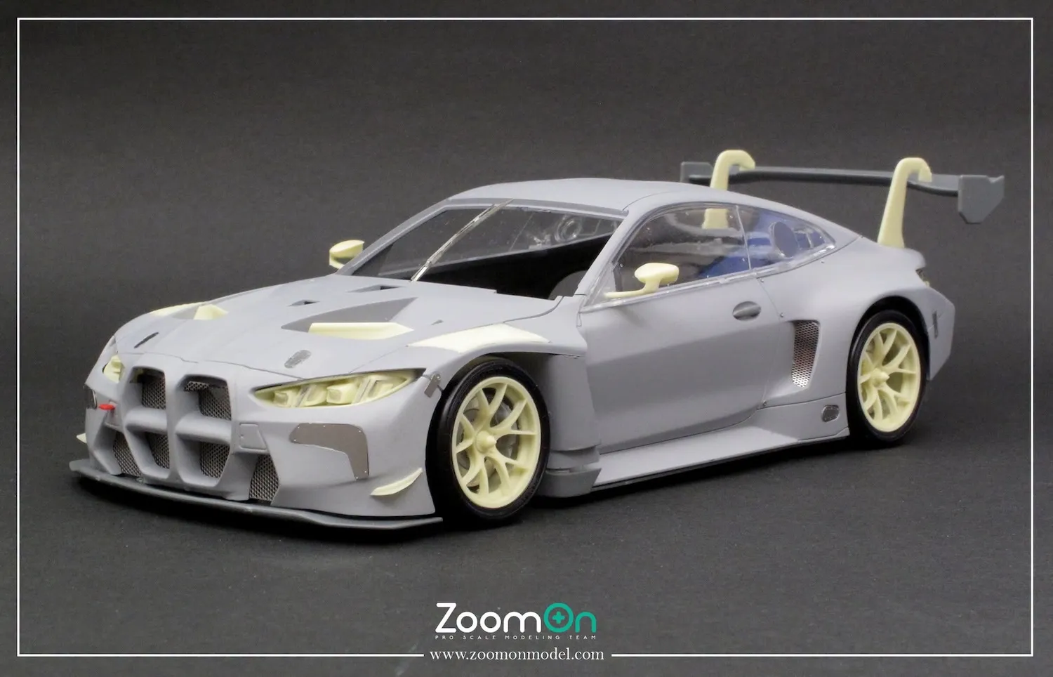 ZoomOn 1/24 トランスキット BMW M4 GT3 Evo "ROME" レーシングパーツセット プラッツ/NuNu対応　Z223