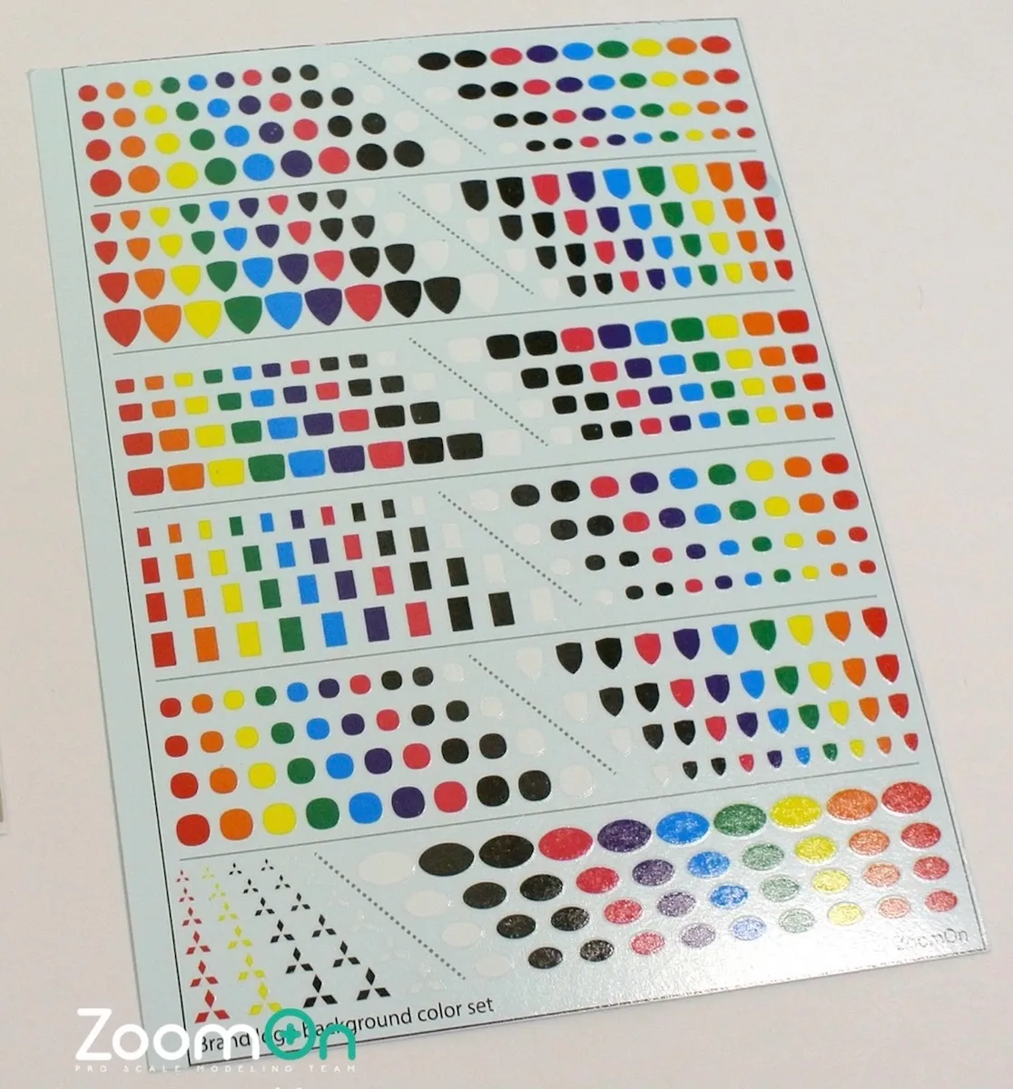 ZoomOn メーカーロゴ バックグランドカラー ベースセット ZoomOnインレットマーク対応　ZD247