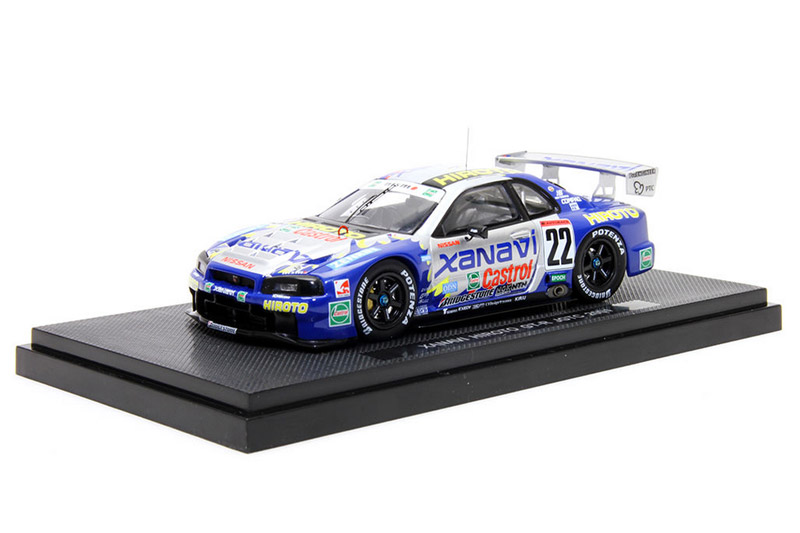 P419 - エブロ P-4 1/43 XANAVI HIROTO GT-R JGTC 2001 No.22