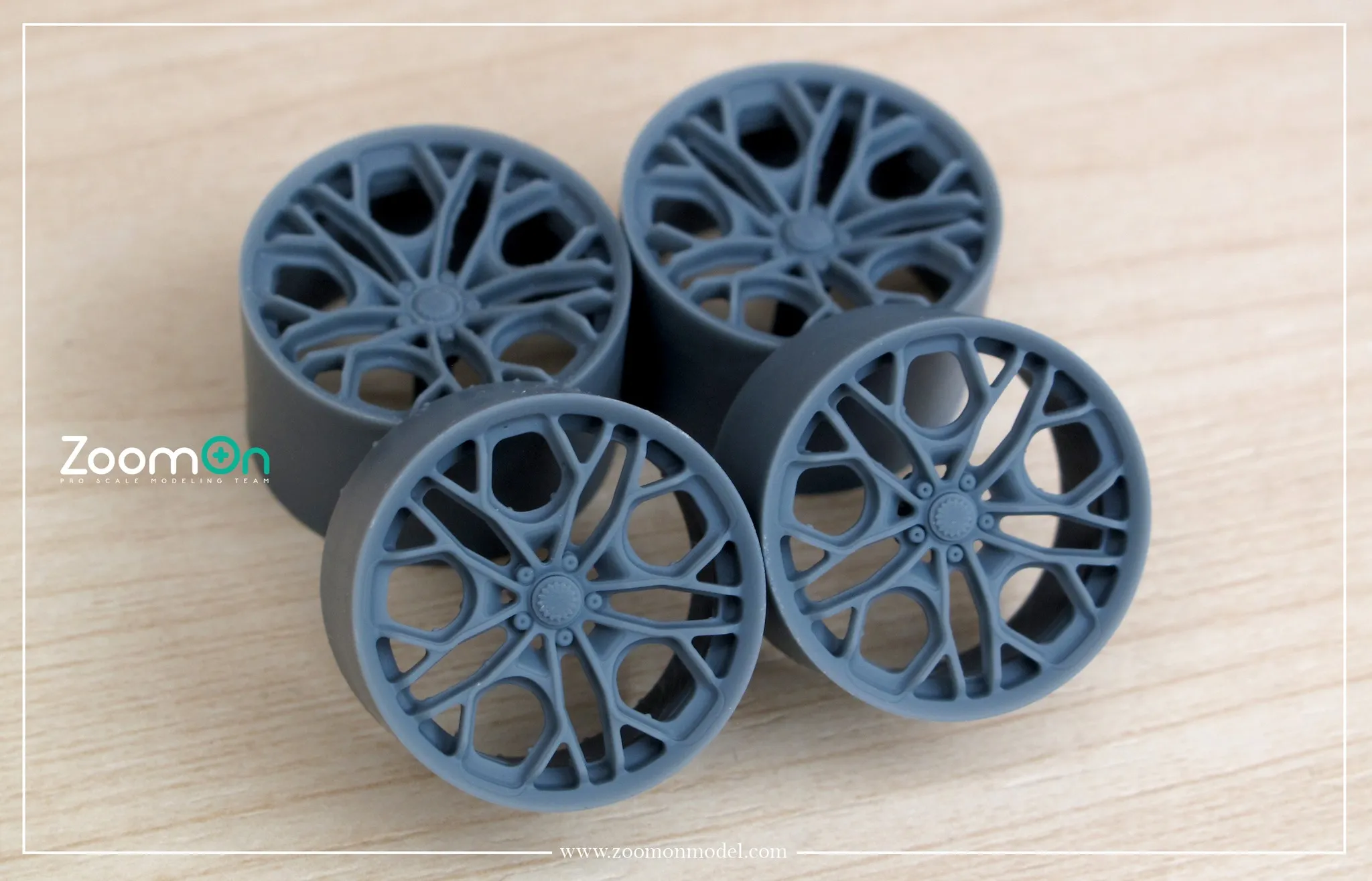 24×1.50 F Rホイール泥除けセット ZoomOn 1/24 ブリクストン