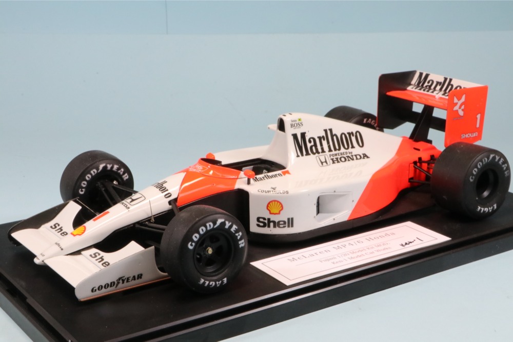 1/20 モデルファクトリーヒロ マクラーレン MP4/6 JAPAN GP モデルファクトリーヒロ 1/20 マクラーレンホンダMP4/6 日本GP