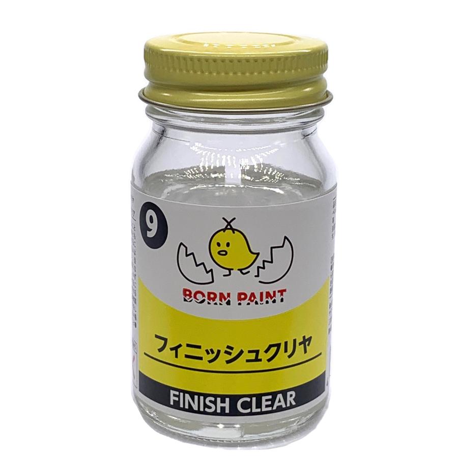 ボーンペイント 塗料 フィニッシュクリアー メッキ調カラー用　50ml　BP-C09