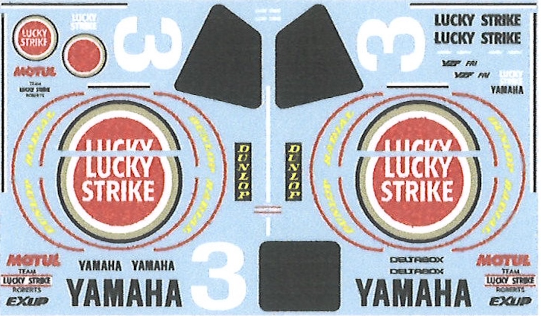 ミュージアムコレクション 1/12 ヤマハ YZF ラッキーストライク