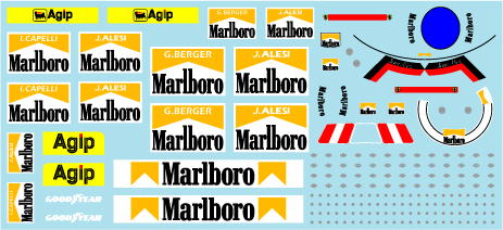 ミュージアムコレクション 1/20 フェラーリ F92 & F93 マルボロ