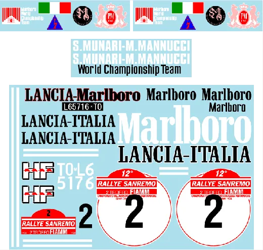 ミュージアムコレクション 1/8 ランチア ストラトス サンレモ ラリー