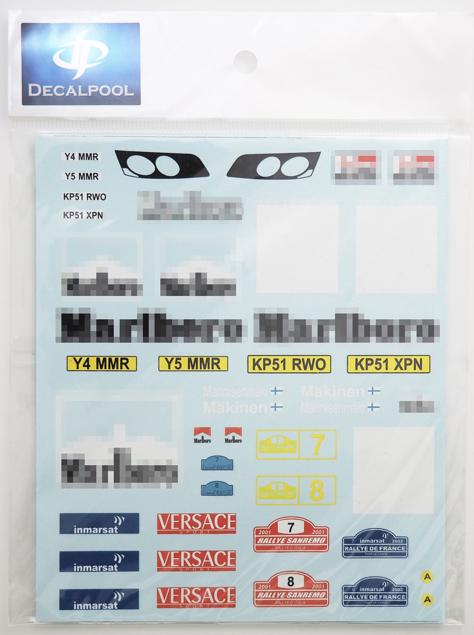 DecalPool 1/24 ミツビシ ランサー Evo.7 WRC サンレモ マルボロ