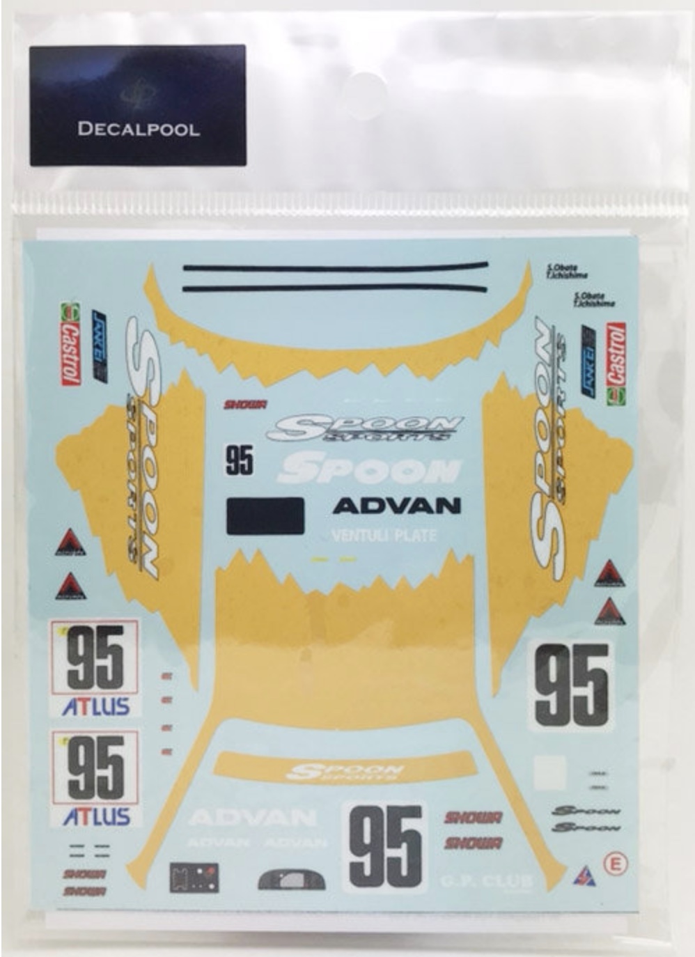 DecalPool 1/24 ホンダ シビック EG9 スプーンスポーツ マカオ ギア