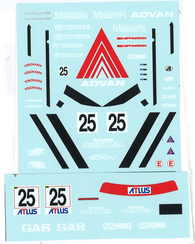 DecalPool 1/24 アドバン トヨタ コロナ EXiV JTCC 1997 フル