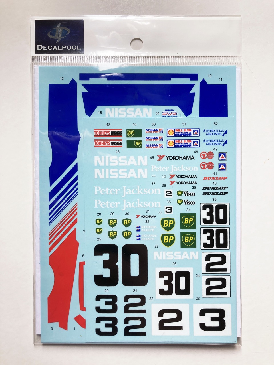 DecalPool 1/24 ニッサン スカイライン R31 Jim Richards No.2/3