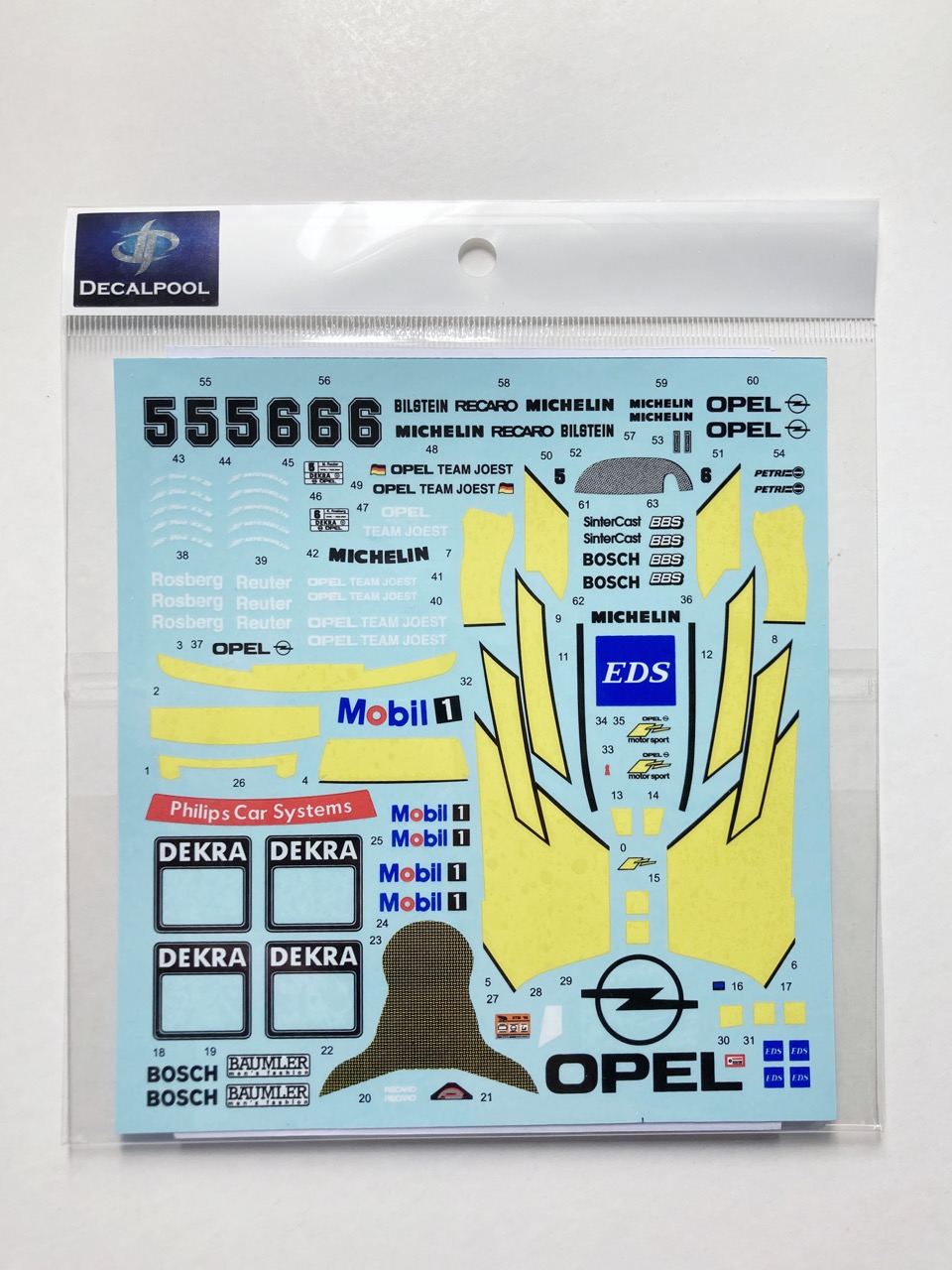 DecalPool 1/24 オペル カリブラ V6 DTM 1994 タミヤ対応 フルデカール　DP275