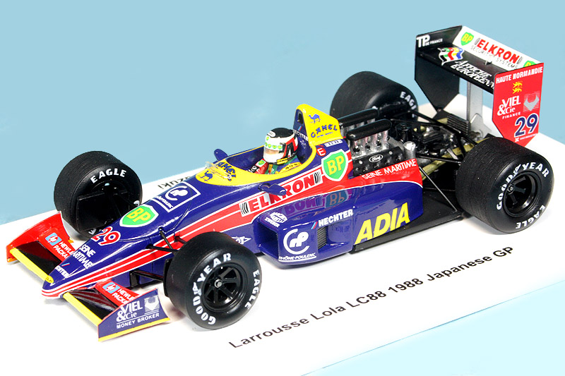 1/43ラルース ランボルギーニ LC90 日本GP 鈴木亜久里ミニチャンプス autosport web shop / Racing on特注 1/43 ローラLC89B