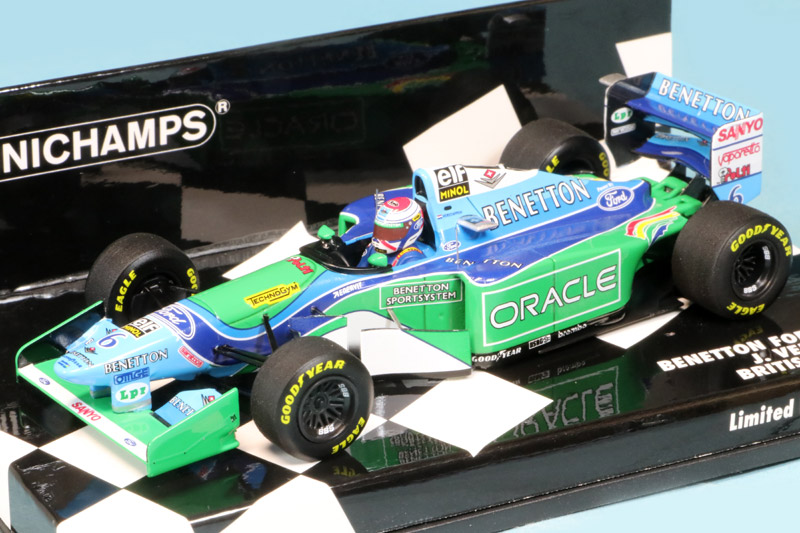 ミニチャンプス 1/43 ベネトン B194 イギリスGP 1994 J.フェルスタッペン　417940806
