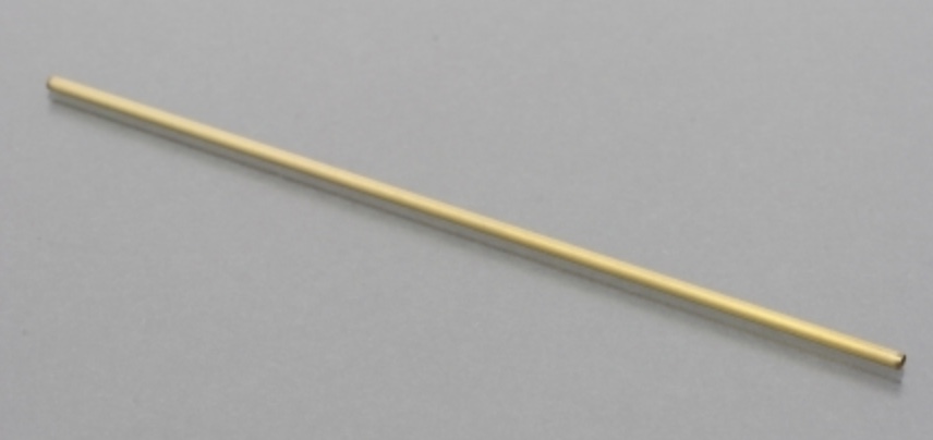 エコーモデル 精密真鍮パイプ 外形0.5mm 内径0.3mm 長さ 100mm 1本入り　P0503