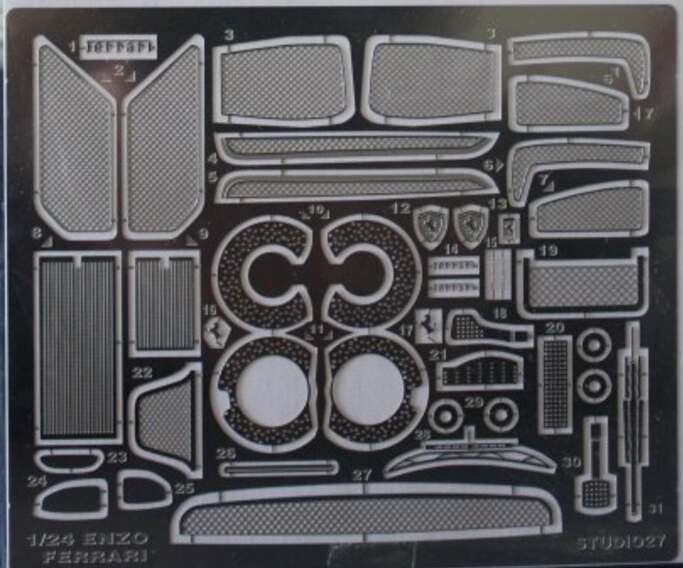 スタジオ27 1/24 エンツォ フェラーリ ディティールアップパーツ (タミヤ対応)　FP2464R