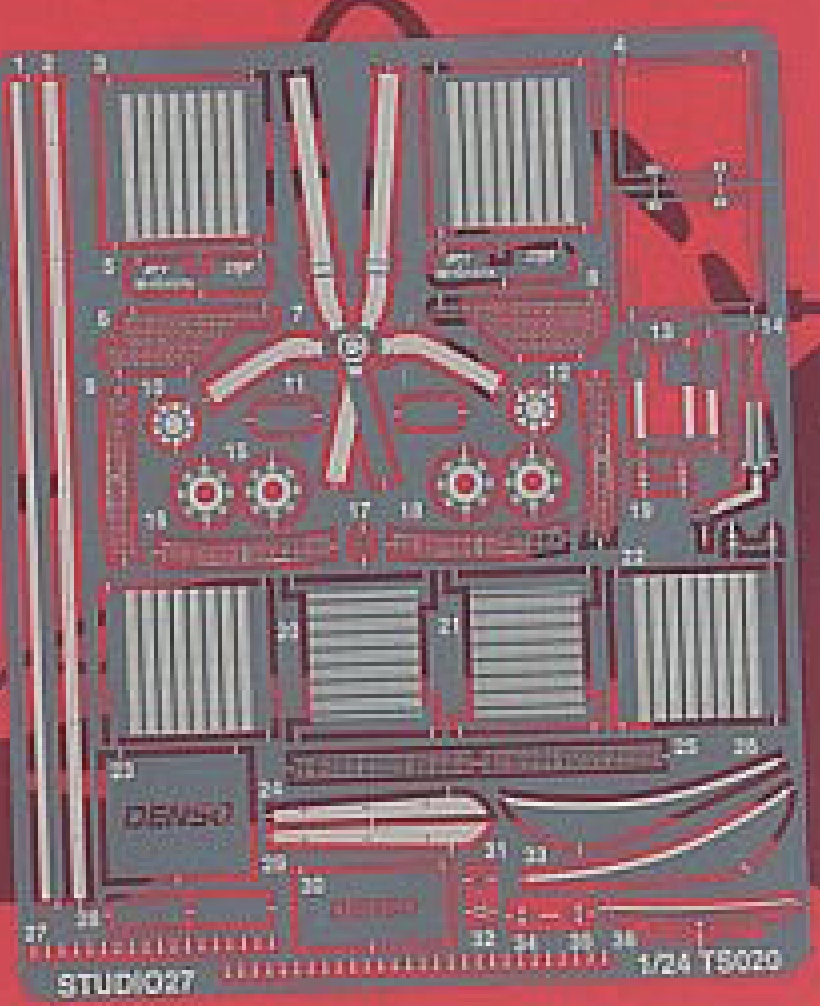 スタジオ27 1/24 トヨタ TS020 GT-one ディティールアップパーツ　FP2496