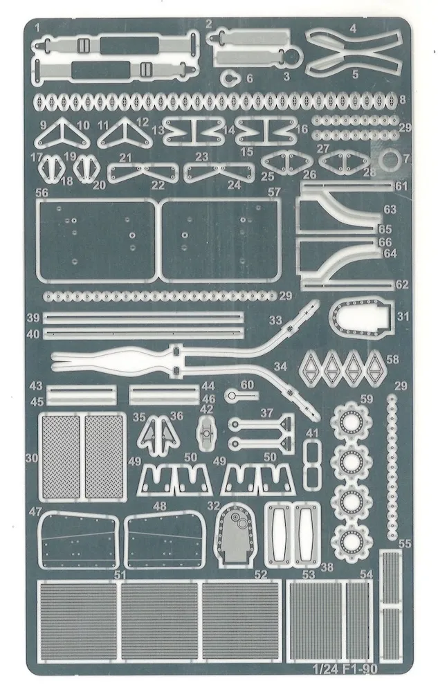 スタジオ27 1/24 フェラーリ F190 641 ディティールアップパーツ　FP24117