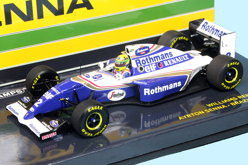 ミニチャンプス 1/43 ウィリアムズ ルノー FW16 ブラジルGP 1994