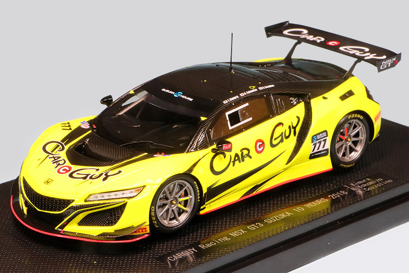 エブロ 1/43 カーガイレーシング NSX GT3 鈴鹿 10h 2018 No.777
