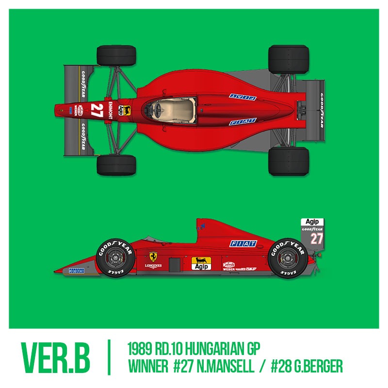 【最終値下げ】フェラーリF1-89 ハンガリーGP1989 1/18 箱付き 最終値下げ】フェラーリF1-89 ハンガリーGP1989 1/18 箱付き