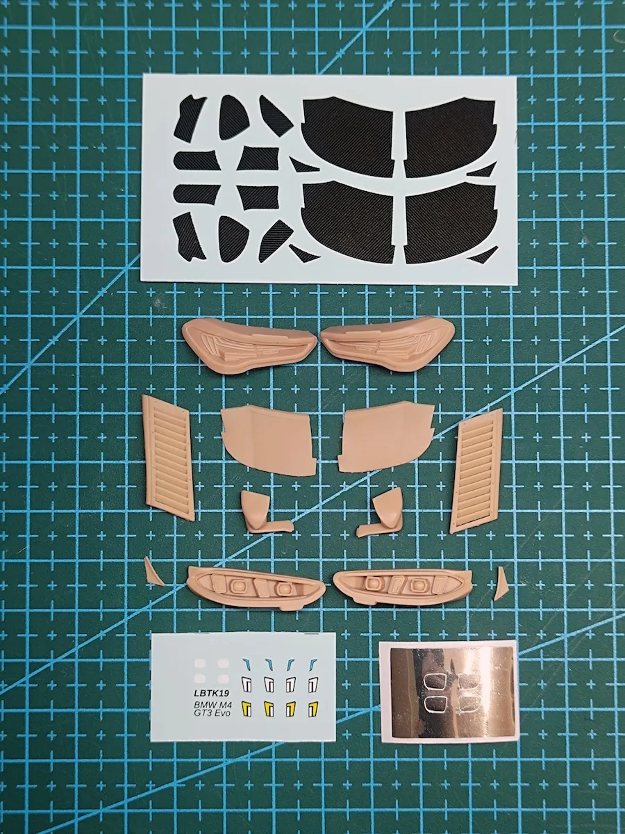 LBプロダクション 1/24 トランスキット BMW M4 GT3 Evo パーツセット nunu対応　LBTK19