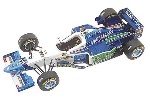 最終値下げ！直筆サイン入り‼︎1/43PMAベネトンルノー B196 J. アレジ Amazon.co.jp: F1マシンコレクション ベネトンB196 ジャン