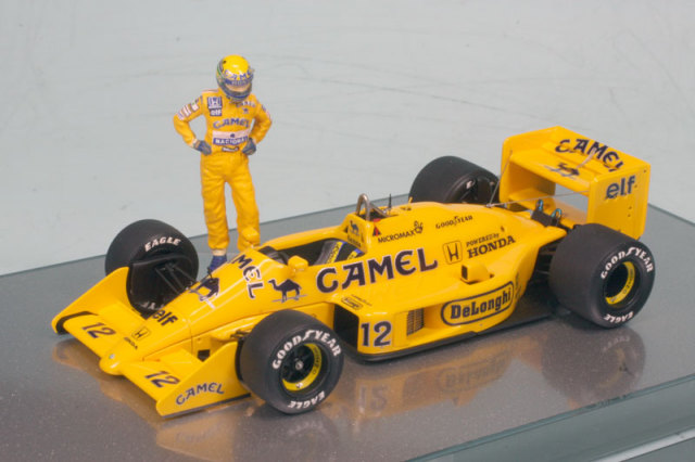 ミニチャンプス 1/43 ロータス ホンダ 99T 日本GP 1987 A.セナ
