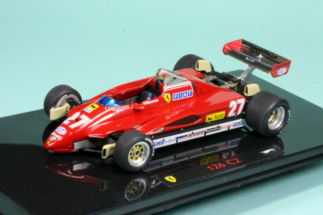マテル 1/43 フェラーリ 126C2 1982 J.ビルヌーブ MT5580N ミニカー